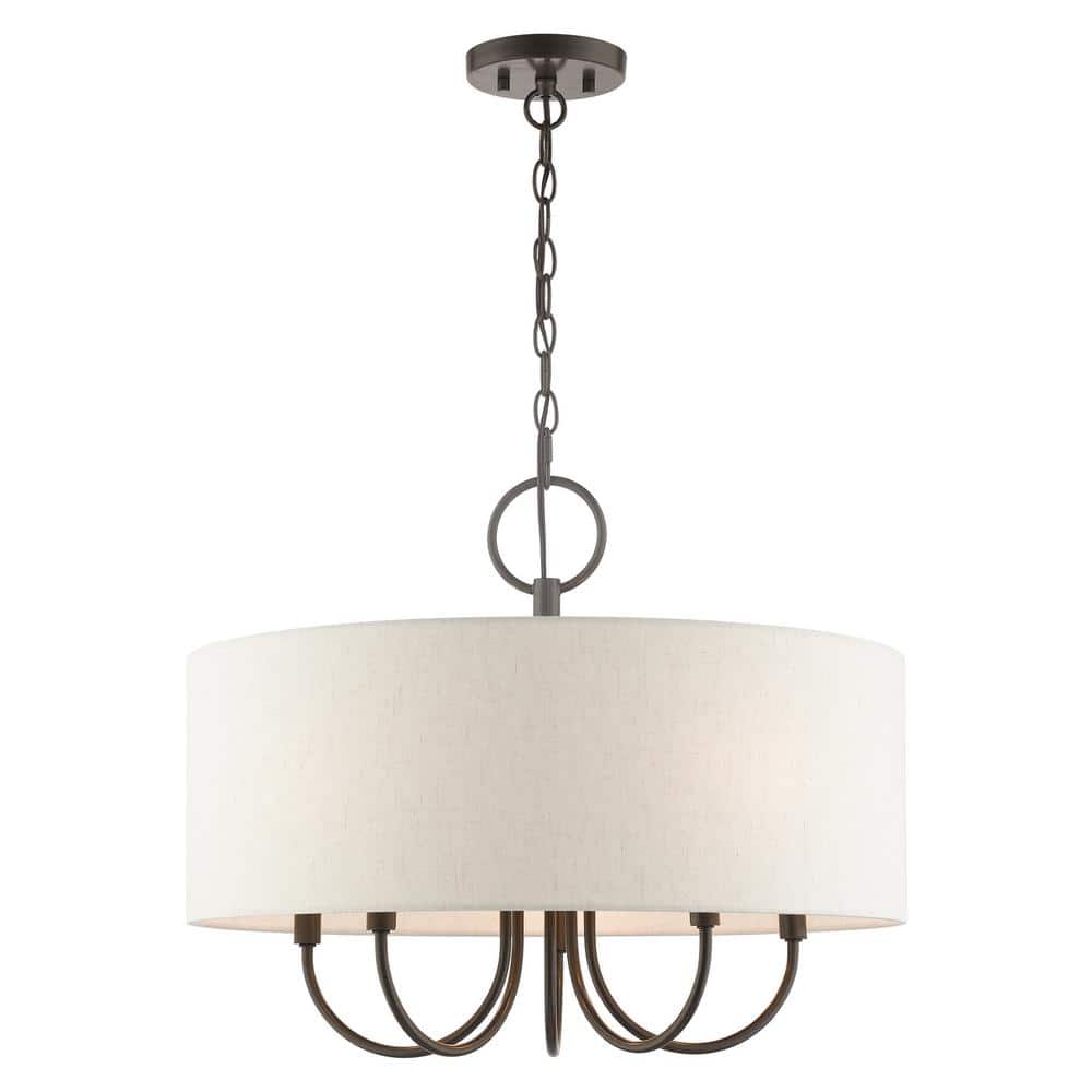 Whitney 5-Light English Bronze Pendant Chandelier price history on PriceWatchPro