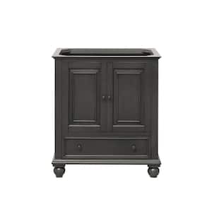 Thompson 30 in. W x 21 in. D x 34 in. H Bath Vanity Cabinet Only in Charcoal Glaze Finish