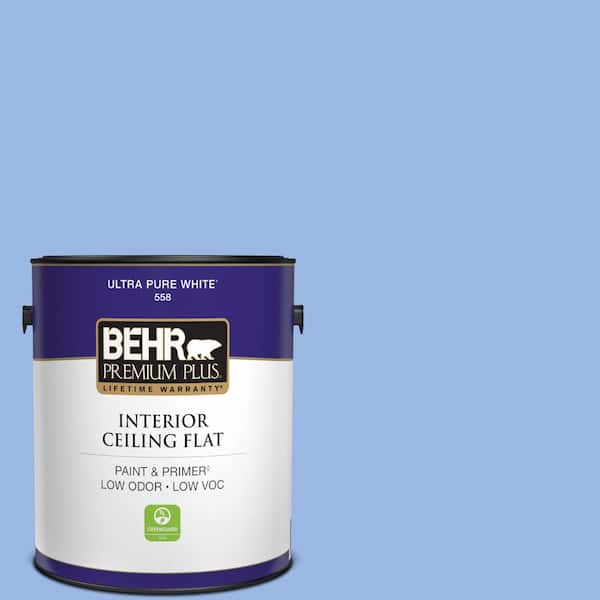 BEHR PREMIUM PLUS 1 gal. #P530-3 Honest Ceiling Flat Interior Paint
