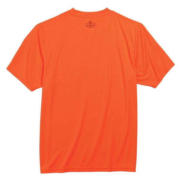 orange t shirt mens
