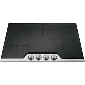 Professional 30 in. 4 Elements Induction Cooktop in Stainless Steel