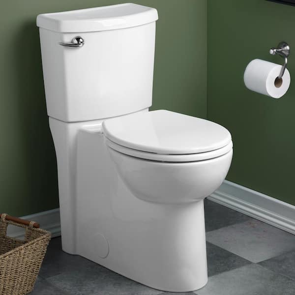 Cadet 3-Flo Wise 2-Piece 1.28 GPF Single Flush Elongated Toilet in White