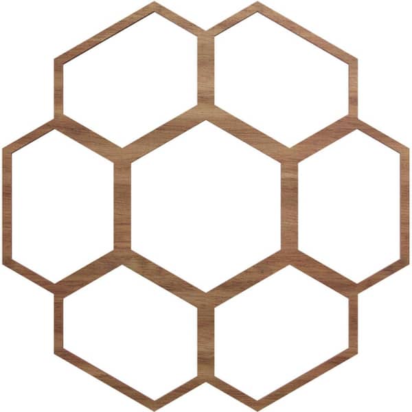 Ekena Millwork 0.25 in. x 7.625 in. x 18 in. Wood Medallion Moulding