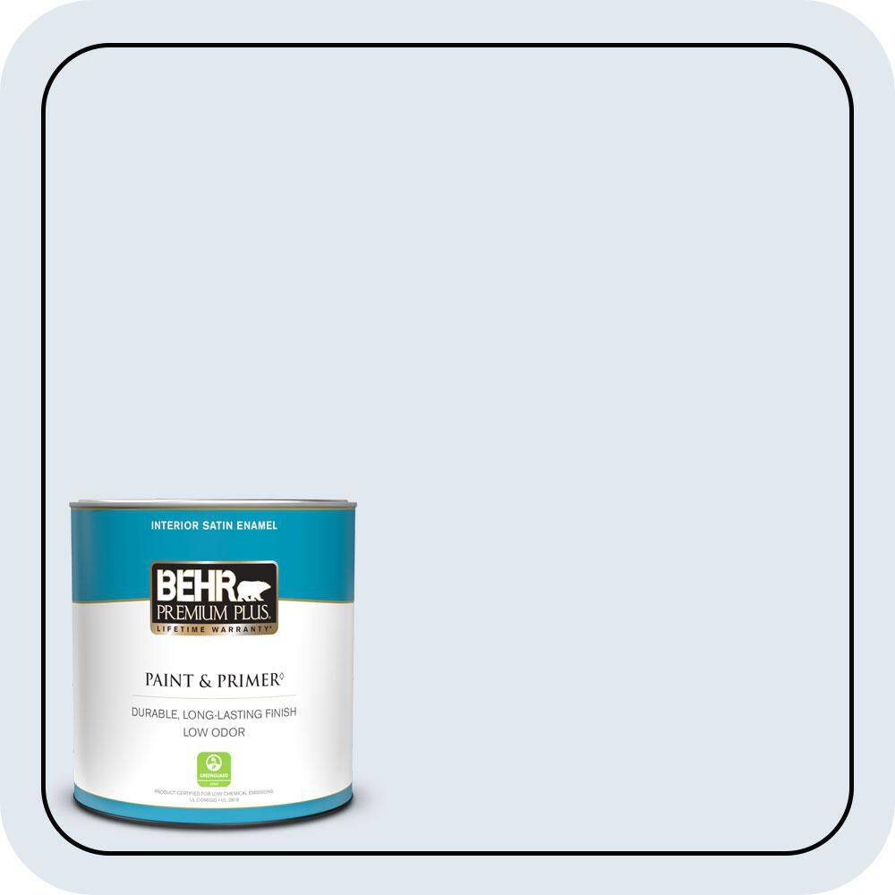 1 qt. #M540-1 Bellflower Blue Satin Enamel Low Odor Interior Paint & Primer price history on PriceWatchPro