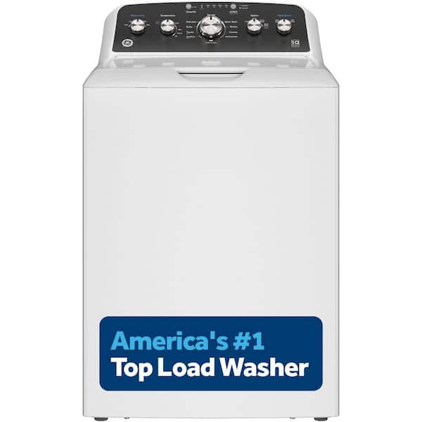 4.5 cu. ft. Top Load Washer in White with Dual Action Agitator and Cold Plus, Sanitize with Oxi