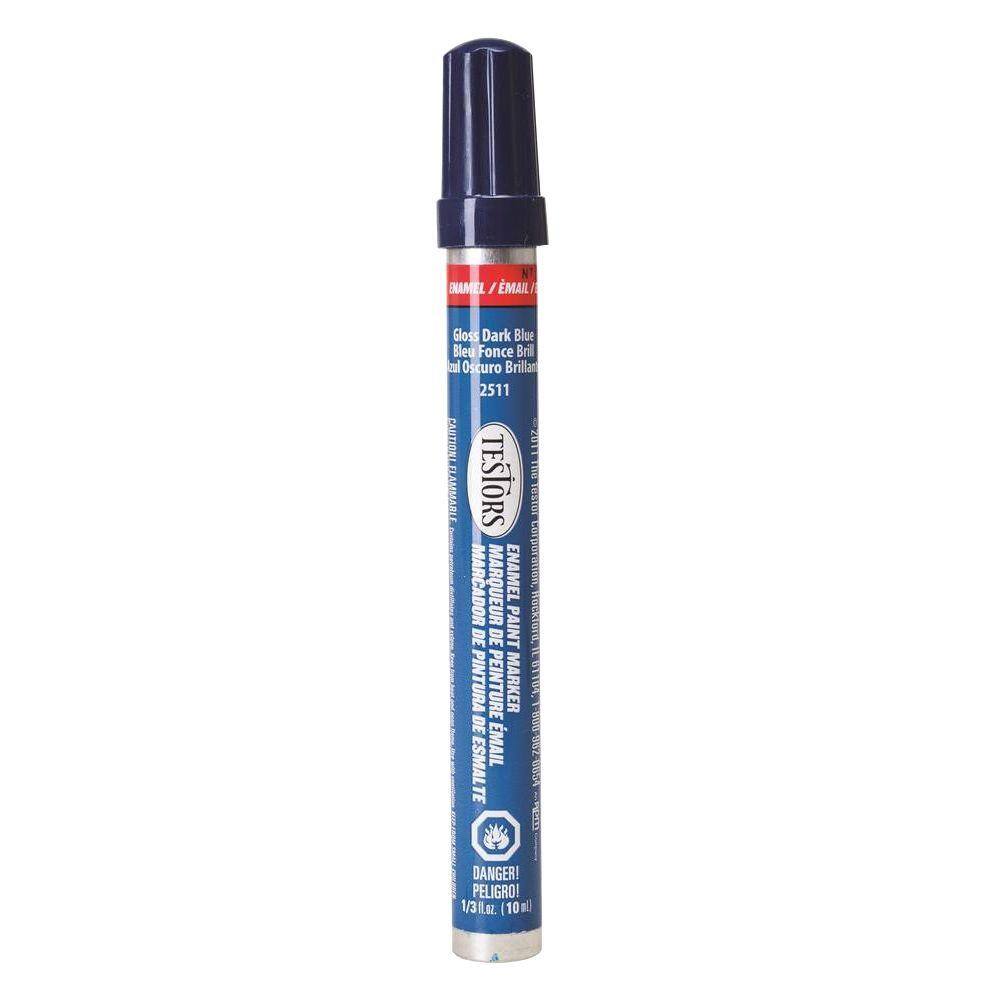 Testors Gloss Dark Blue Enamel Paint Marker (6-Pack) 2511C - The Home Depot