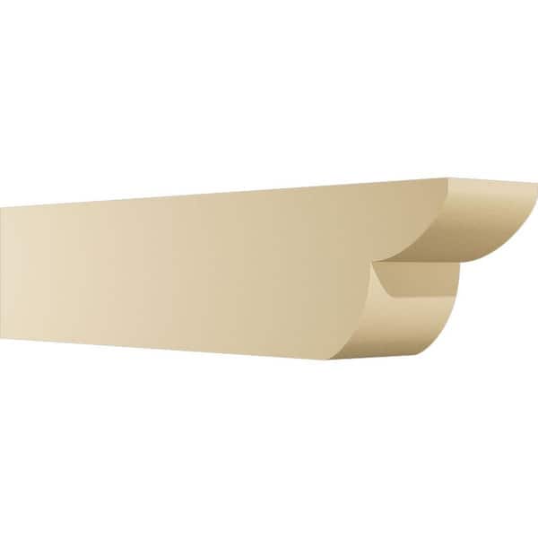 Ekena Millwork Standard Crestline 6 in. W x 8 in. H x 36 in. D Signature Urethane Rafter Tail Outlooker