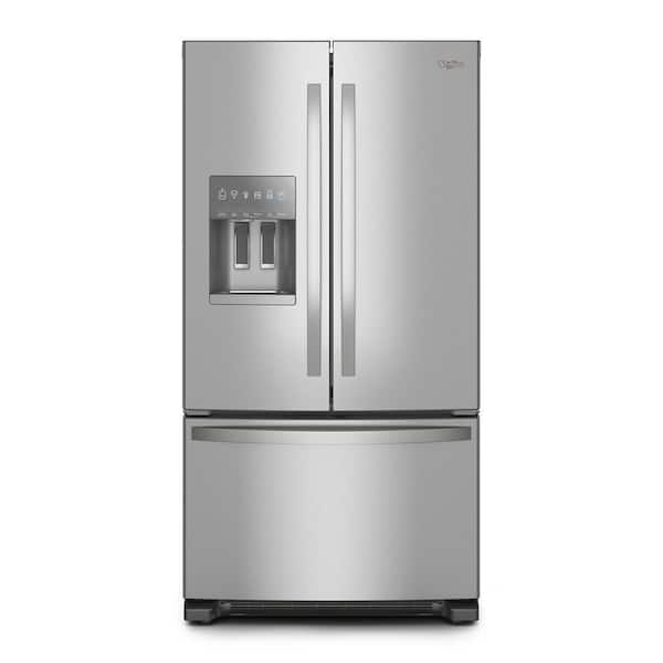 36 in. 24.7 cu. ft. Standard Depth French Door Refrigerator in Fingerprint Resistant Stainless Steel