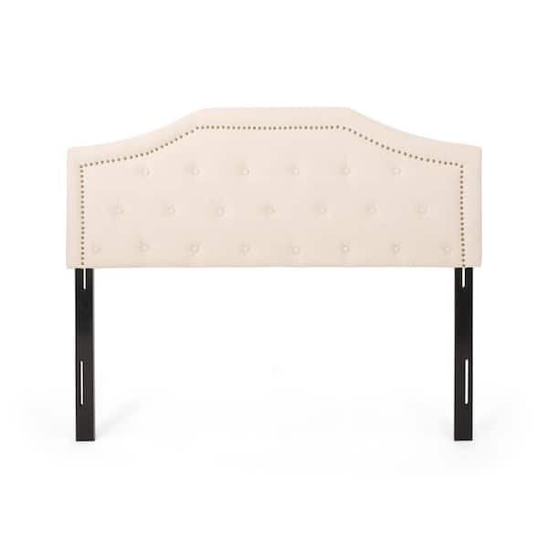Noble House Elinor Beige Queen Headboard