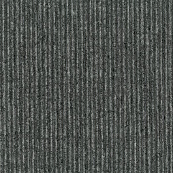 Mohawk 24 In X 24 In Textured Loop Carpet Sample Basics Color   Charcoal Mohawk Eb303 989 64 600 