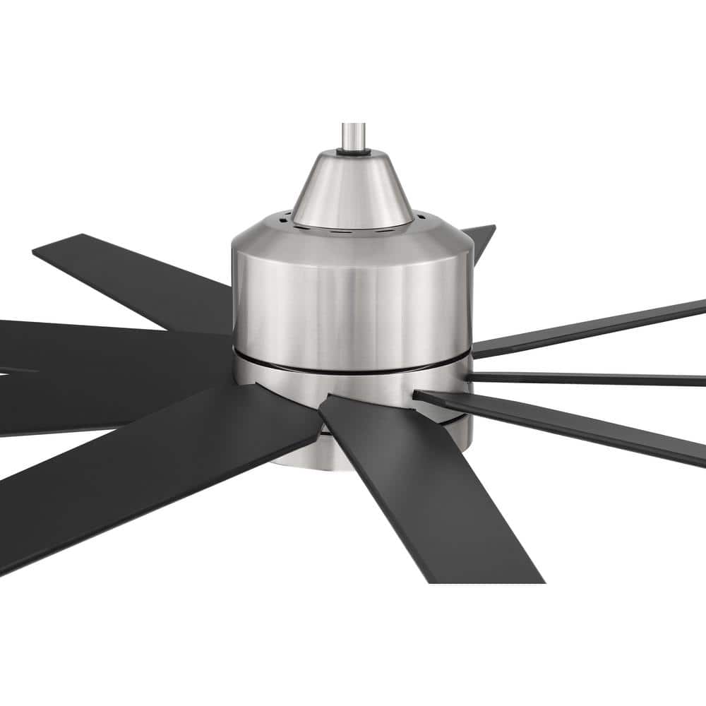 Champion 60" Brushed Nickel Ceiling Fan with LED Light and Remote