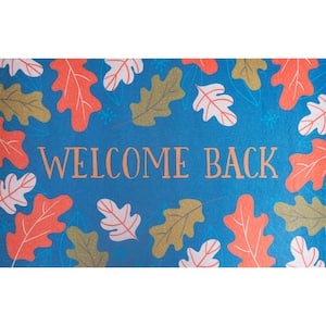 BENISSIMO Welcome Back Handwritten 20 in. x 31.5 in. Door Mat MM-20X32-HWRT  - The Home Depot