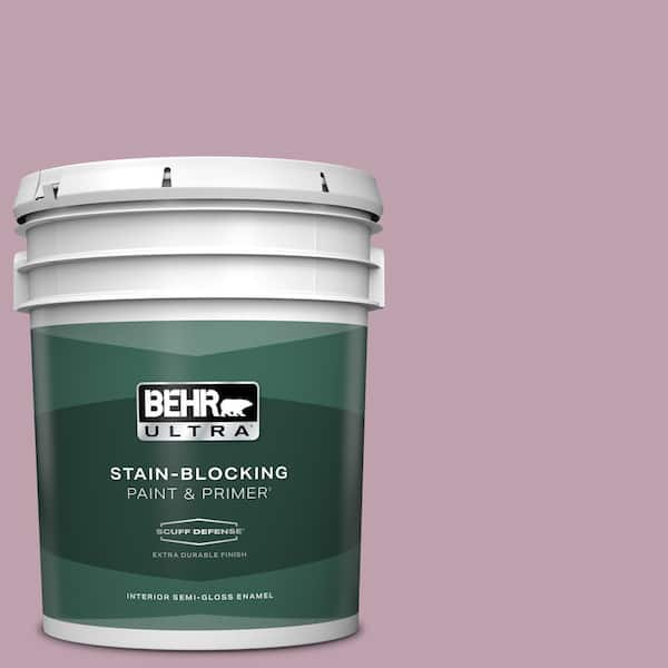 BEHR ULTRA 5 gal. #S120-4 Decanting Extra Durable Semi-Gloss Enamel Interior Paint & Primer