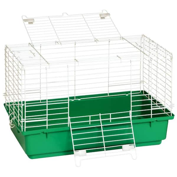 Little Giant 24.5 in. Wire with Plastic Tray Rabbit Cage