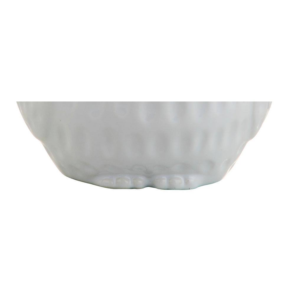 Hoot 20.5" White Ceramic Owl Mini LED Table Lamp