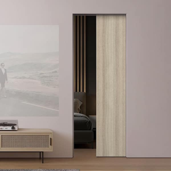 Belldinni Optima 28 in. x 84 in. Shambor Composite Pocket Door