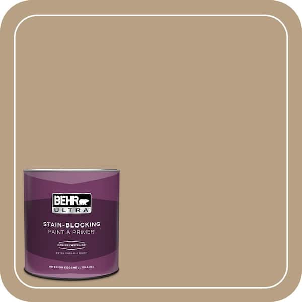 BEHR ULTRA 1 qt. Home Decorators Collection #HDC-AC-12 Craft Brown Extra Durable Eggshell Enamel Interior Paint & Primer