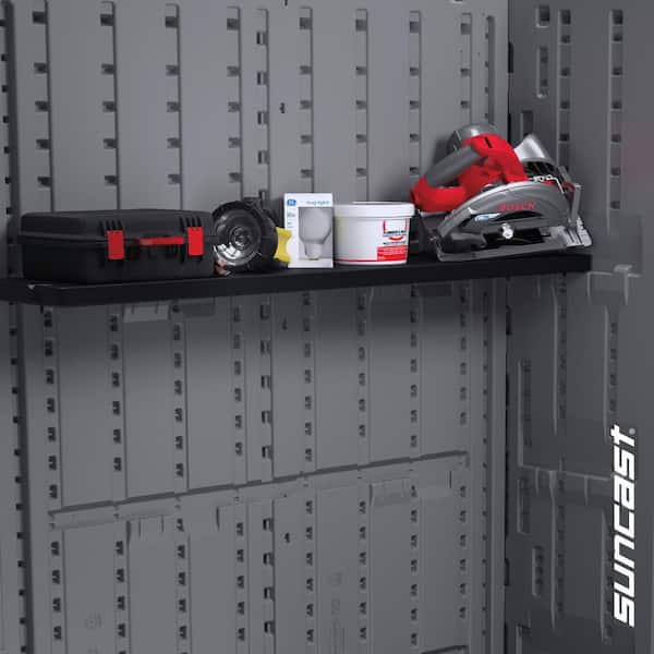 49.5 in. W x 1.25 in. H Plastic Horizontal Storage Shelf Kit