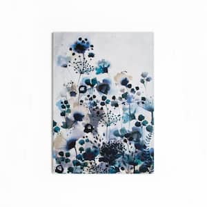 28 in. x 39 in. "Moody Blue Watercolor" by Graham and Brown Printed Canvas Wall Art