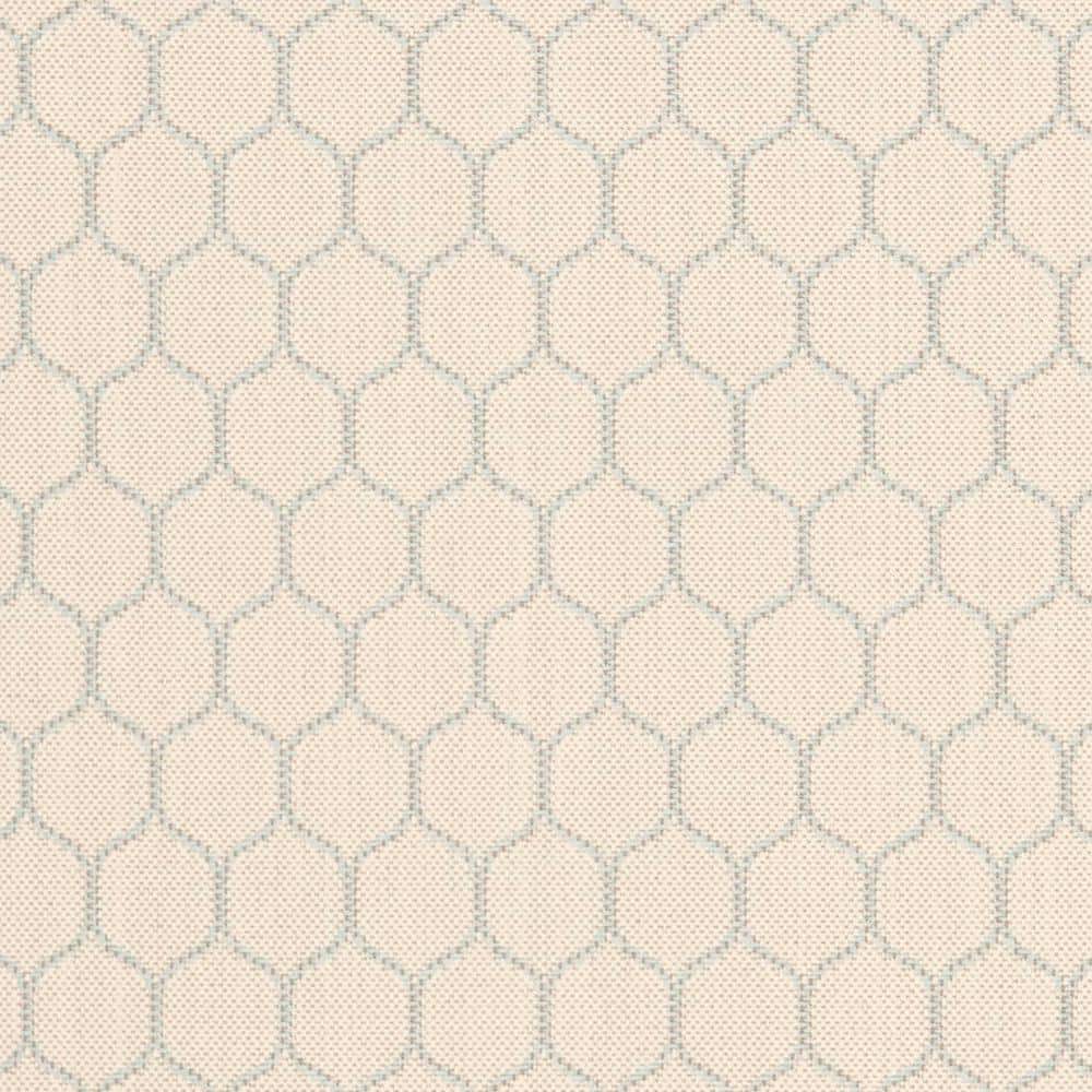 Beige Rectangular Easy-Care Synthetic 5' x 7' Area Rug