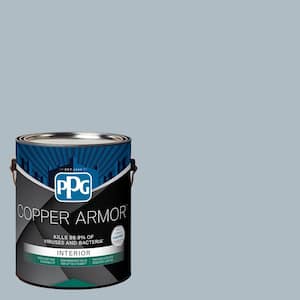 1 gal. PPG10-14 Stormy Eggshell Antiviral and Antibacterial Interior Paint with Primer