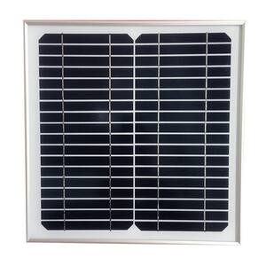 Solar Starter Kit for Solar Power System with 10-Watt Solar Panel, 5 Amp Charge Controller, 420-Watt 12-Volt Battery