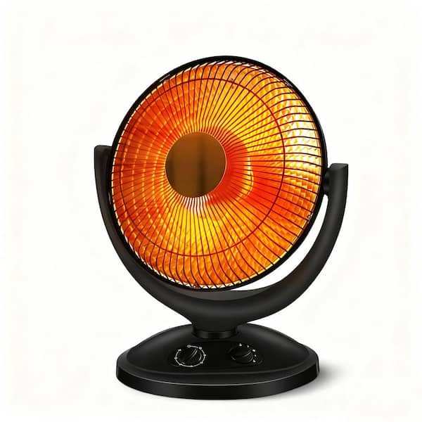 800-Watt Portable Space Heater with Adjustable Tilt and Timer