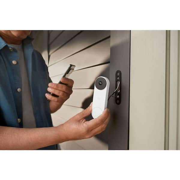 Nest Hello Doorbell with Nest Hub Chalk Nest Hello Doorbell with Nest Hub Chalk