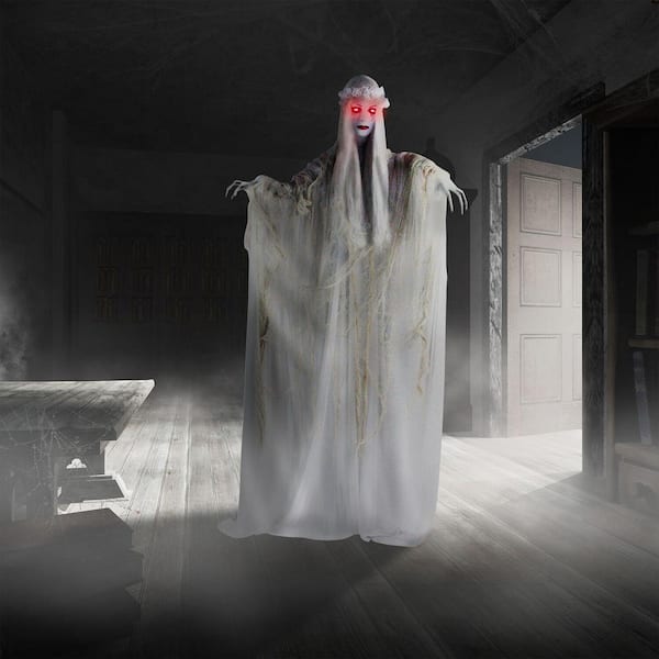 Haunted Hill Farm 78 in. Touch Activated Animatronic Bride