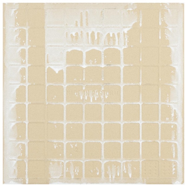Merola Tile Revival Ring 7.75"x7.75" Ceramic Floor & Wall Tile – Frost Resistant & Stylish