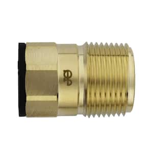 3/4 in. CTS x 1 in. NPT Brass ProLock Push-to-Connect Male Connector (5-Pack)