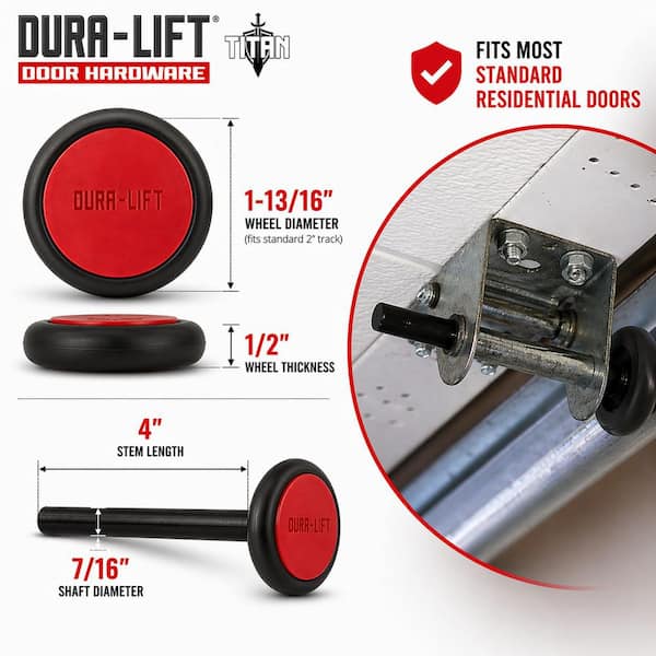 Reviews for DURA-LIFT Titan Premium 2 in. Sealed Nylon Garage Door