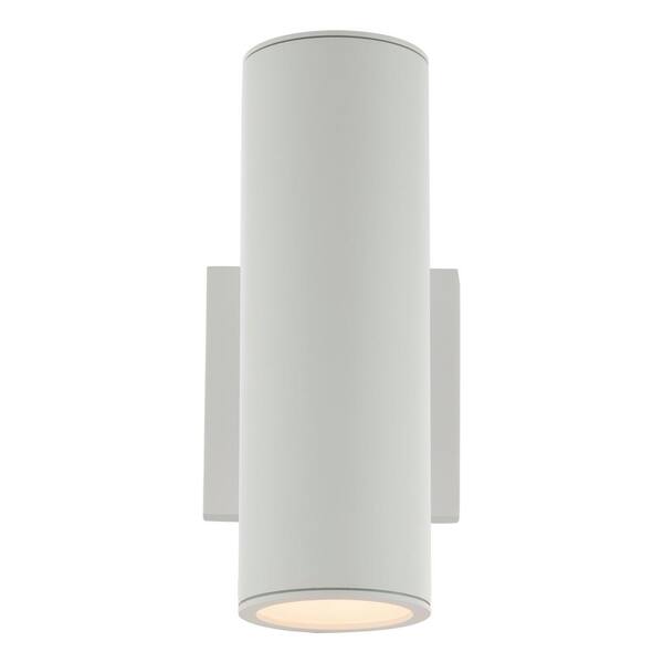 WAC LIMITED Cylinder White LED Double Up and Down Outdoor Wall