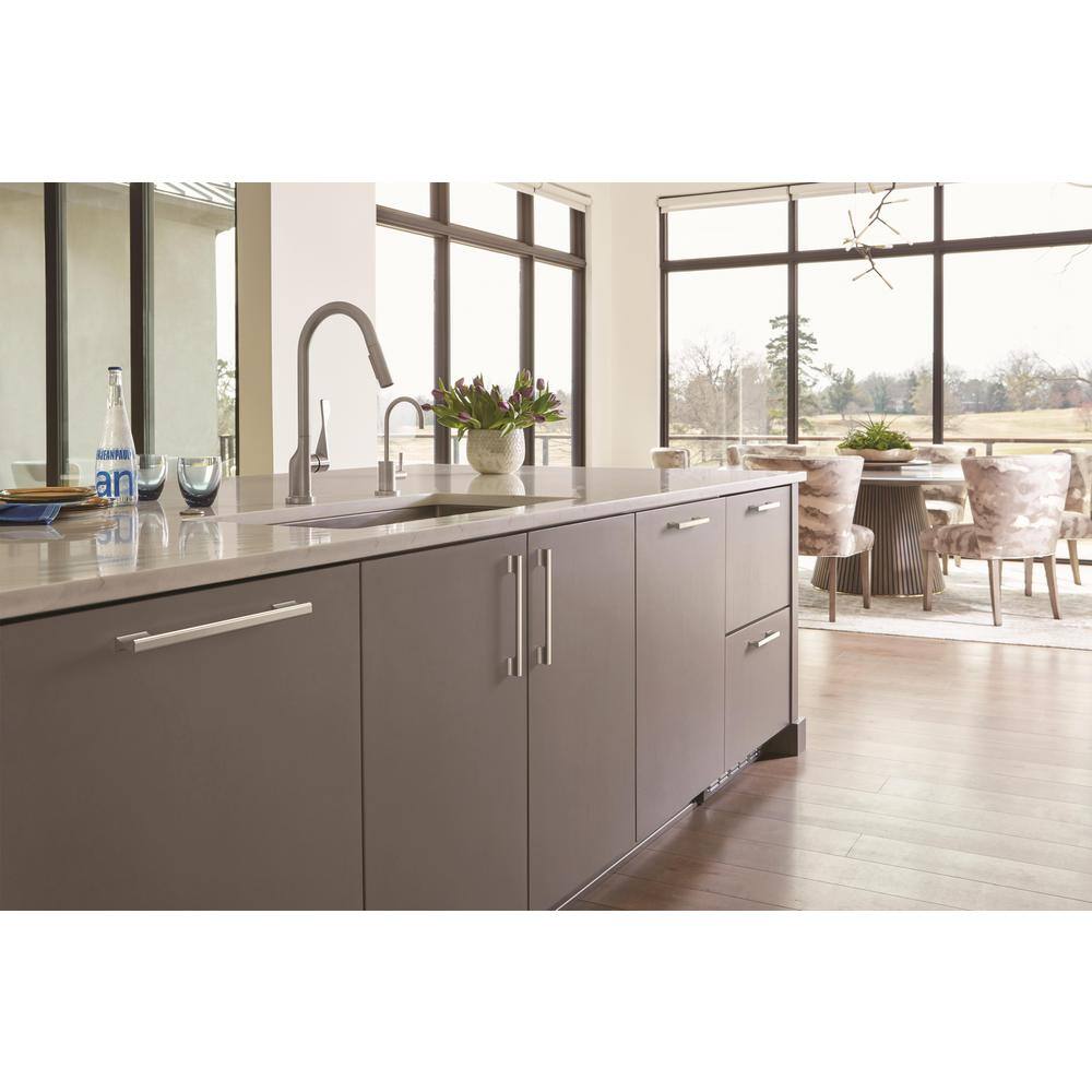 Satin Nickel 9.63" Modern Cabinet Drawer Pull