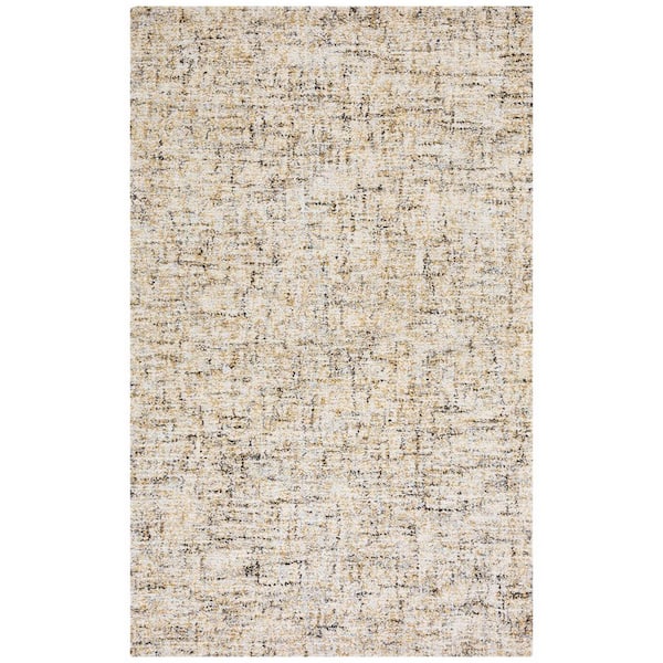 SAFAVIEH Abstract Beige/Gold 4 ft. x 6 ft. Marle Area Rug