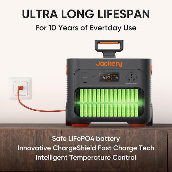 Jackery 3000W Output/6000W Peak Portable Solar Power Station