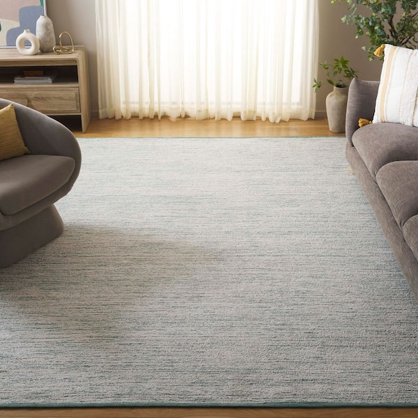 Montauk 8 ft. x 10 ft. Ivory/Green Abstract Marle Area Rug