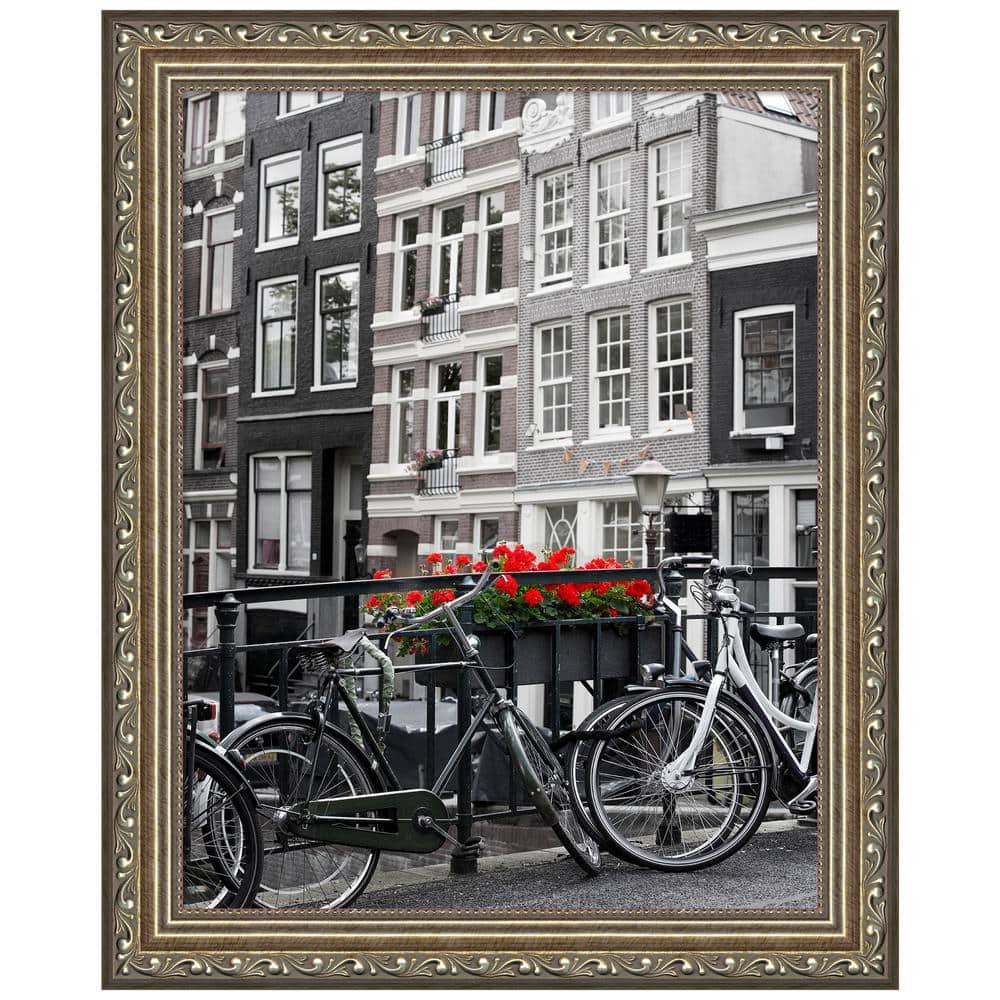 Parisian Silver Ornate Wood 11x14 Wall Picture Frame