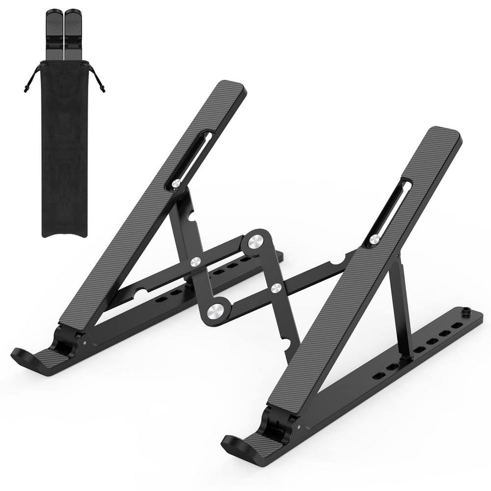 Adjustable Laptop Stand Portable Riser for Desk Foldable Ventilated Cooling Holder for 10-15.6 Laptops Tablets price history on PriceWatchPro