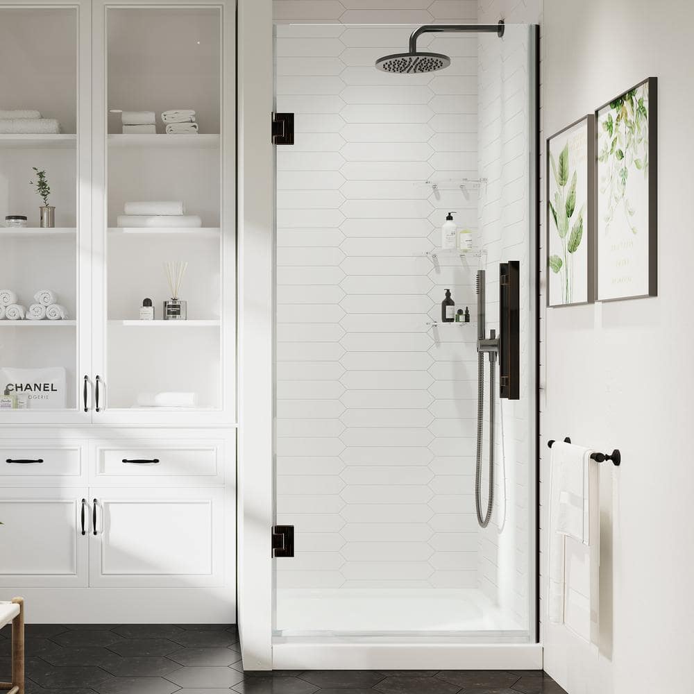 OVE Decors Tampa-Pro 32in. L x 32in. W x 75in. H Alcove Shower Kit w ...