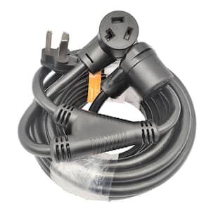 35 ft. 10/3 3-Wire Dryer 30 Amp 125-Volt/250-Volt 3-Prong NEMA 10-30P Plug to (2) 10-30R Receptacle Y Splitter Cord