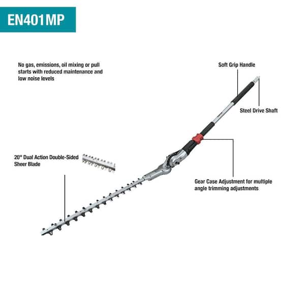 Articulating Hedge Trimmer Couple Shaft Attachment