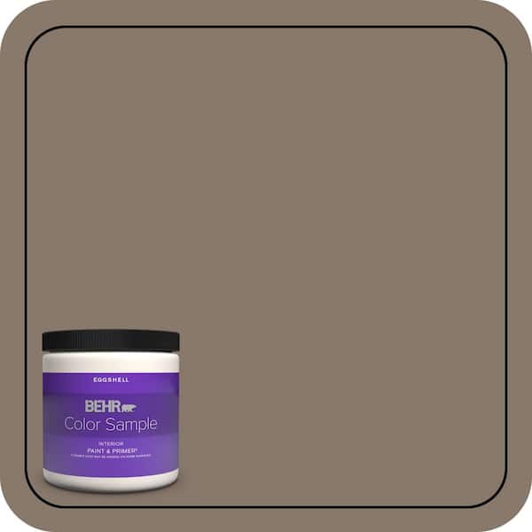 BEHR PREMIUM PLUS 8 oz. #MQ2-38 Grizzly Eggshell Enamel Interior Paint & Primer Color Sample