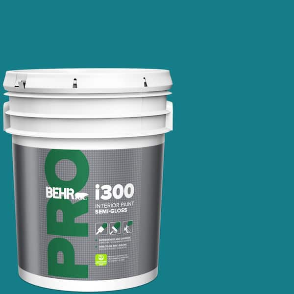 BEHR PRO 5 gal. #PPU13-01 Caribe Semi-Gloss Interior Paint
