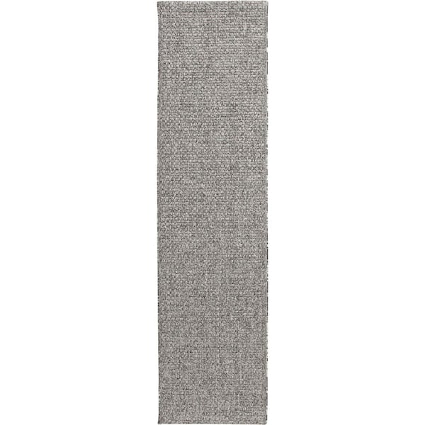 Blocton 2 ft. x 7 ft. Gray Runner Rug