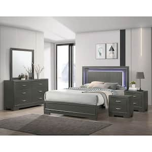 King bedroom deals sets gray