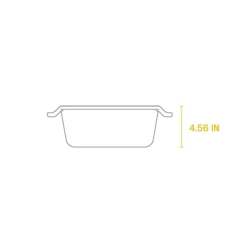 Black Cast Iron Non-stick Double Dutch Oven with Grill Pan Lid