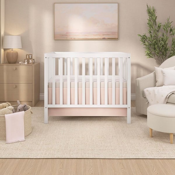 Edgewood 4-in-1 White Convertible Mini Crib