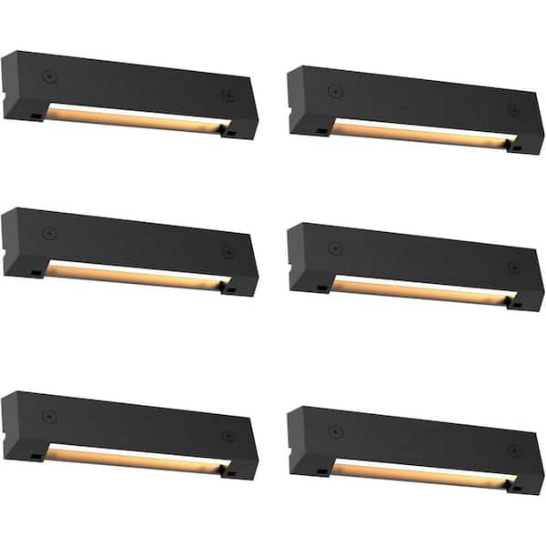 Low Voltage AC/DC 12V LED Landscape Deck Light with IP65 Waterproof Step Lights for Stair Yard Patio Pathway 6 Pack