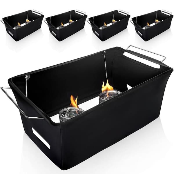 4-Pack Chafer Wind Guard, Flame Retardant Fabric Cover for Buffet Food Warmers, Catering Events